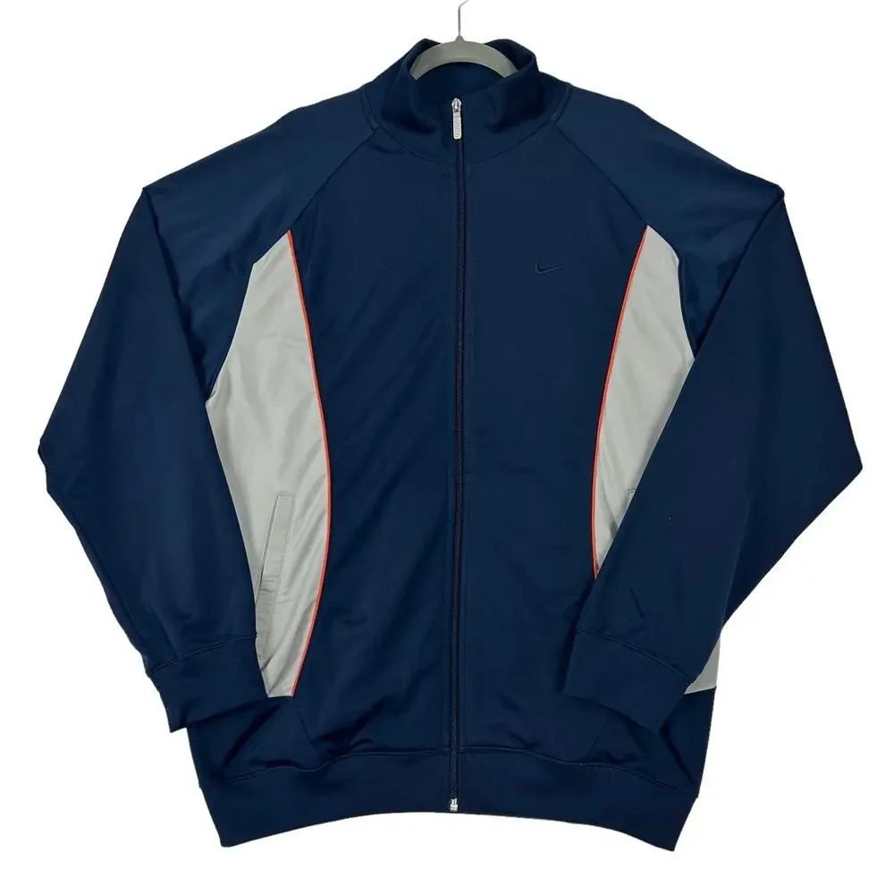 Nike Full Zip Long Sleeves Lightweight Jacket Size Large